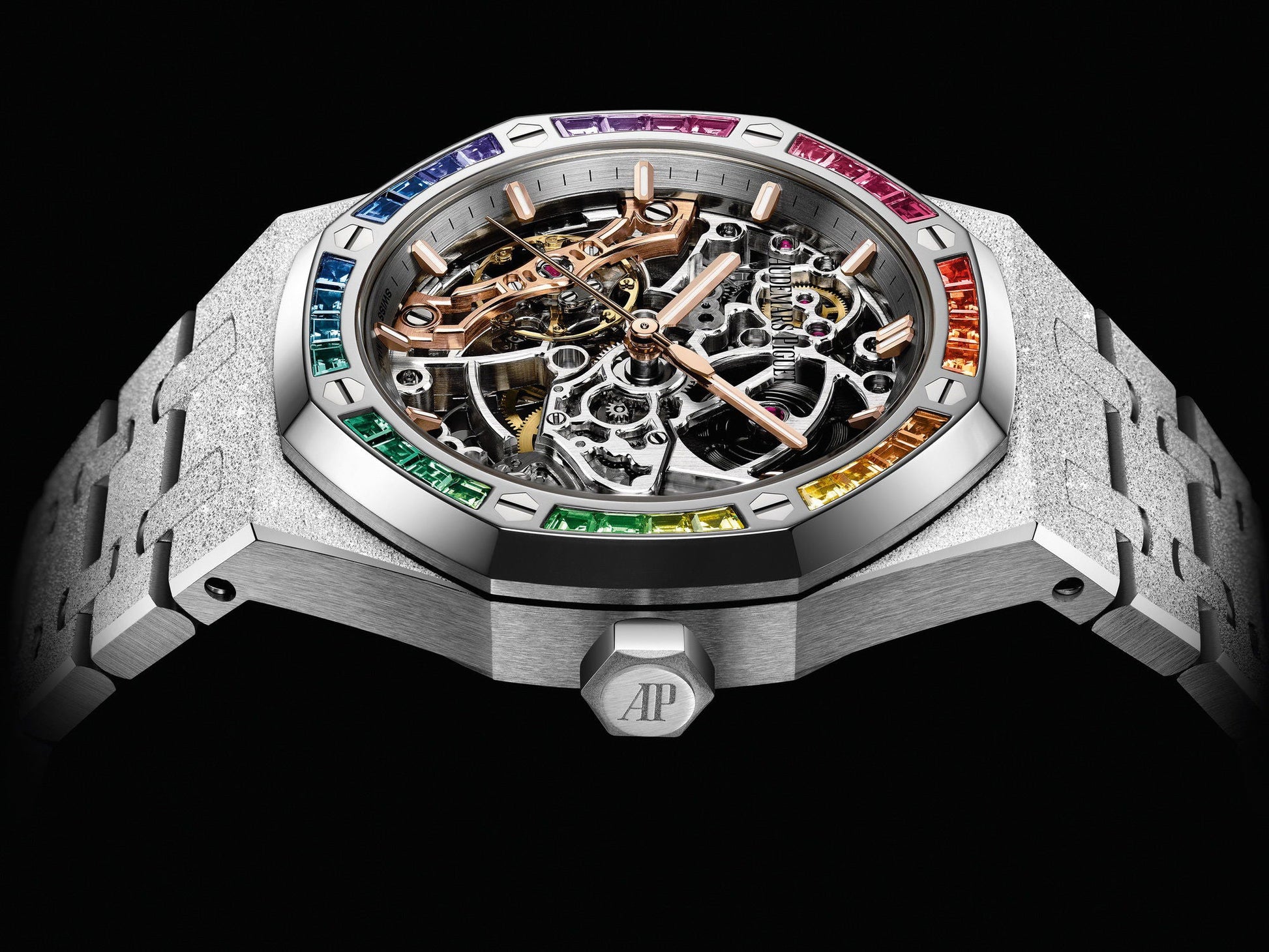 Audemars Piguet Royal Oak Frosted Gold Double Balance Wheel Openworked