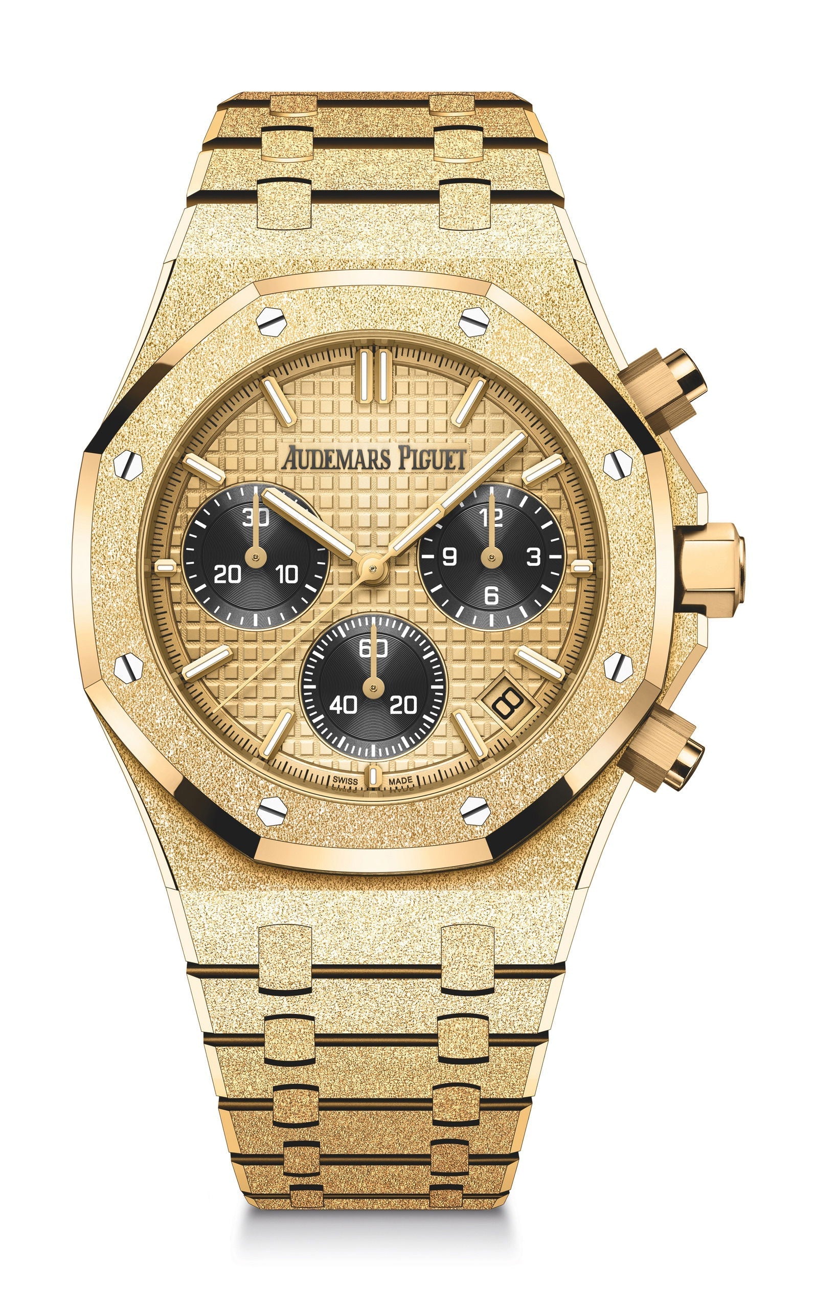 Audemars Piguet Royal Oak Selfwinding Chronograph Frosted Gold