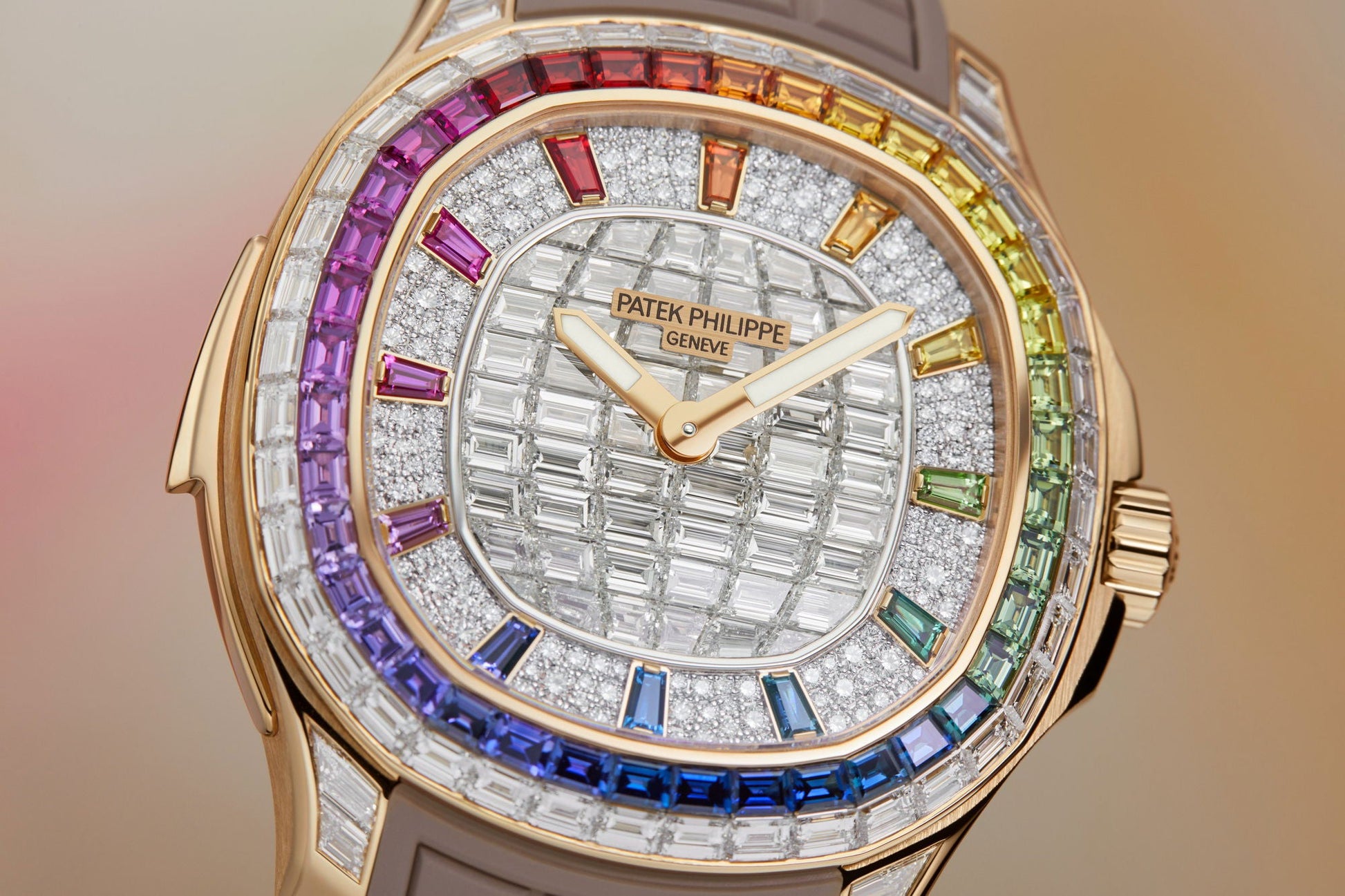 Patek Philippe Aquanaut Luce Rainbow Minute Repeater Haute Joaillerie
