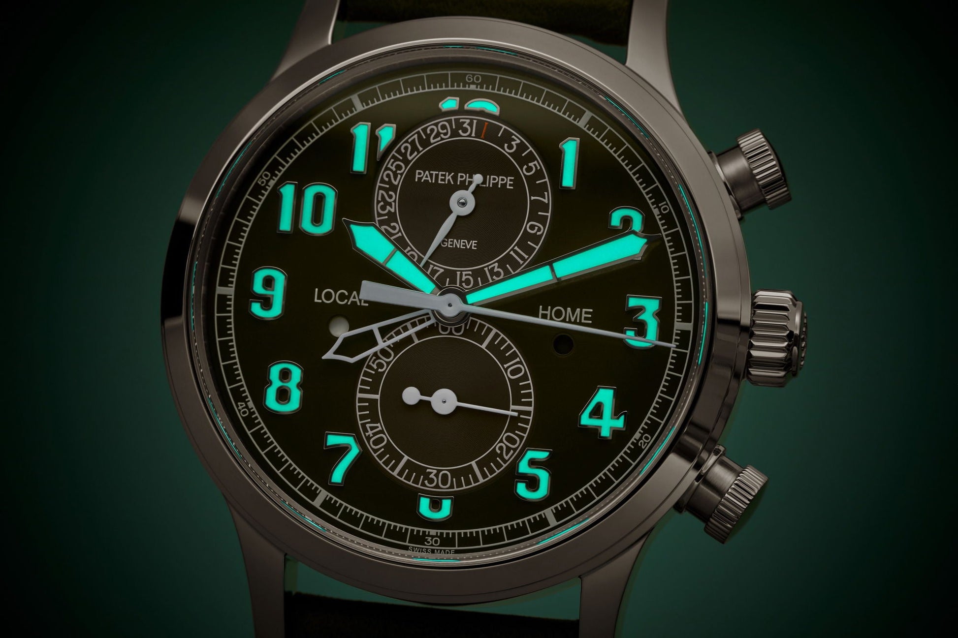 Patek Philippe Calatrava Pilot Travel Time Chronograph