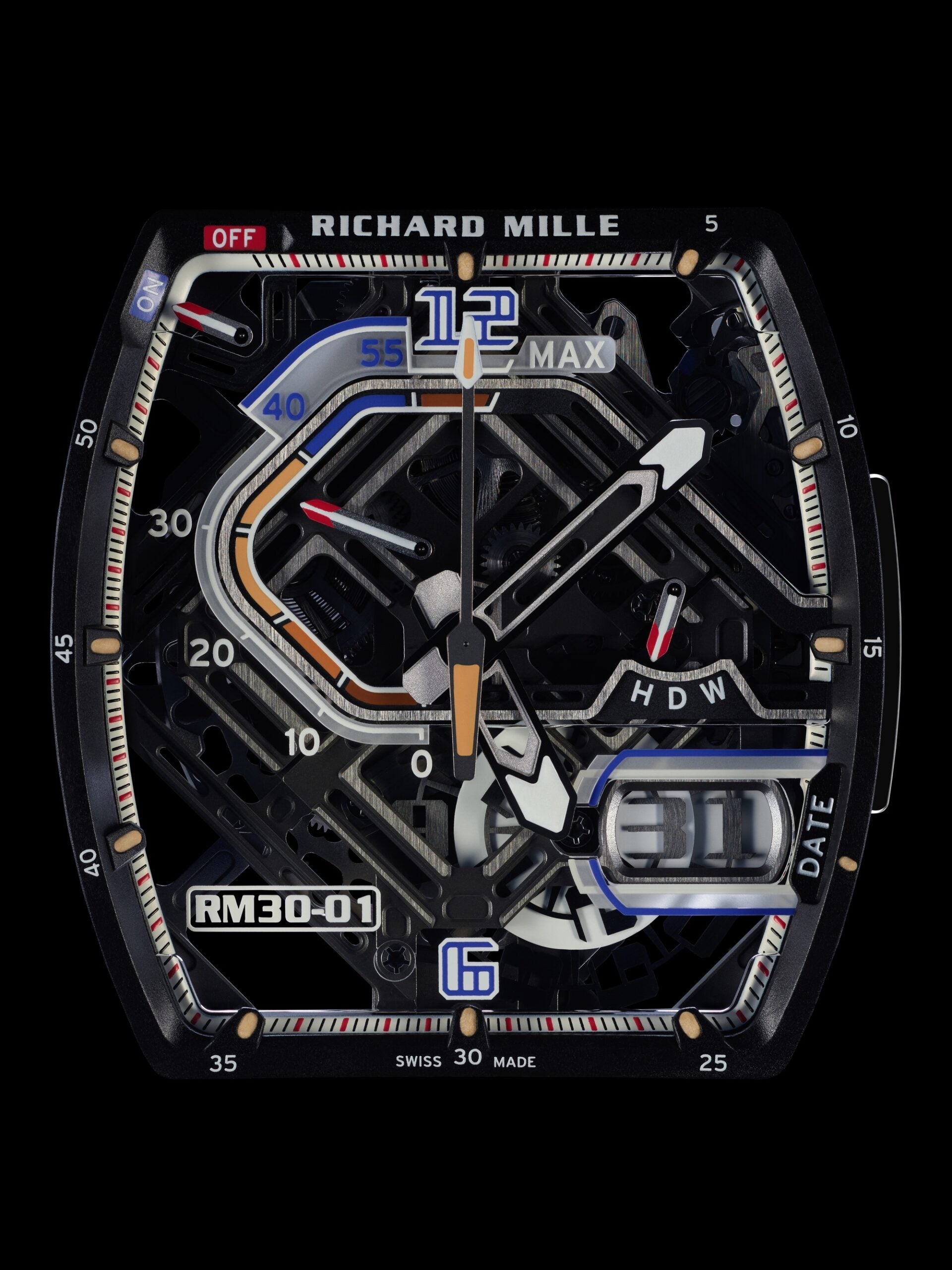 Richard Mille RM 30-01 Automatic Winding with Declutchable Rotor Red Gold