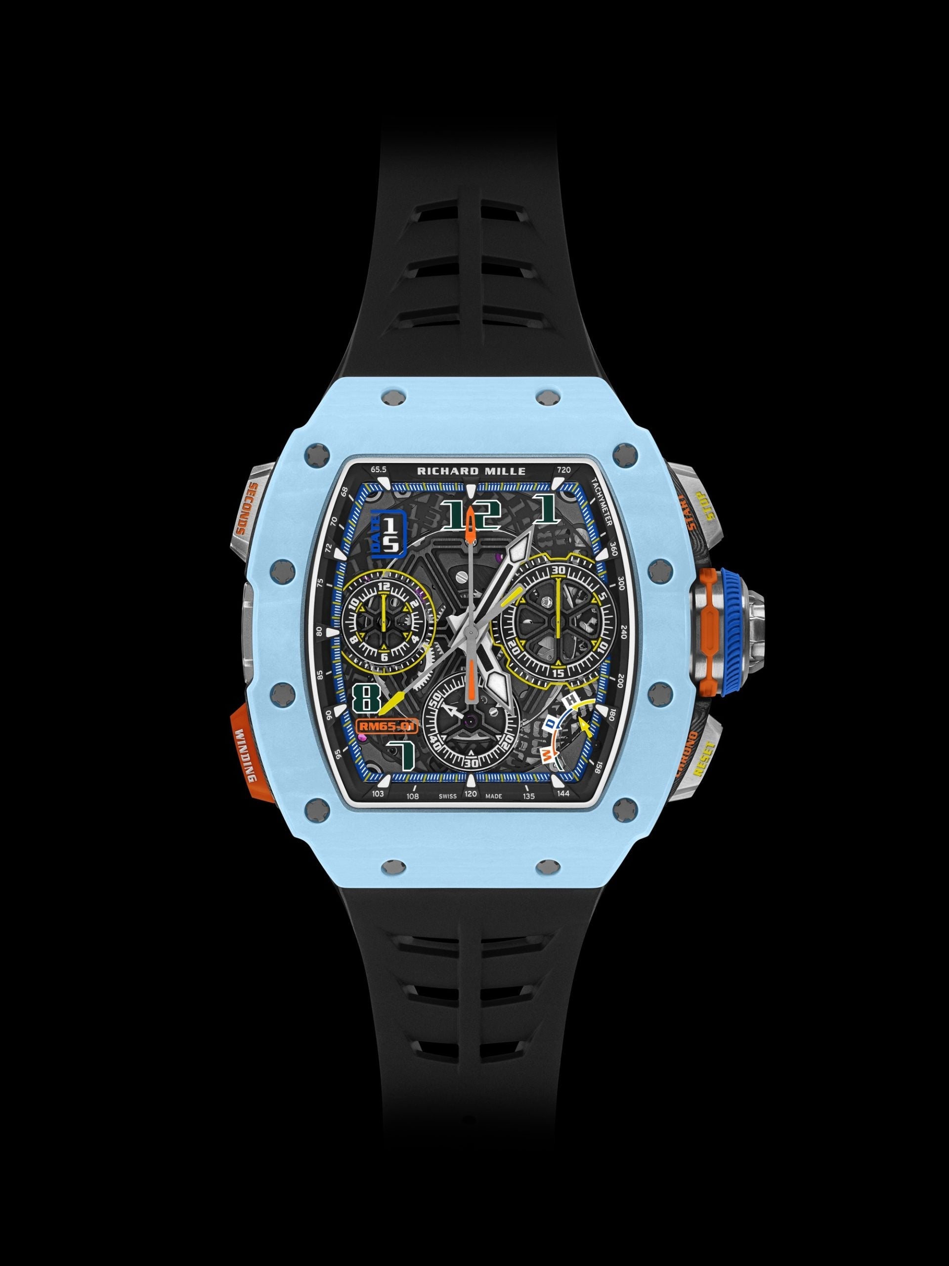 Richard Mille RM 65-01 Automatic Split-Seconds Chronograph Pastek Blue Quartz TPT®
