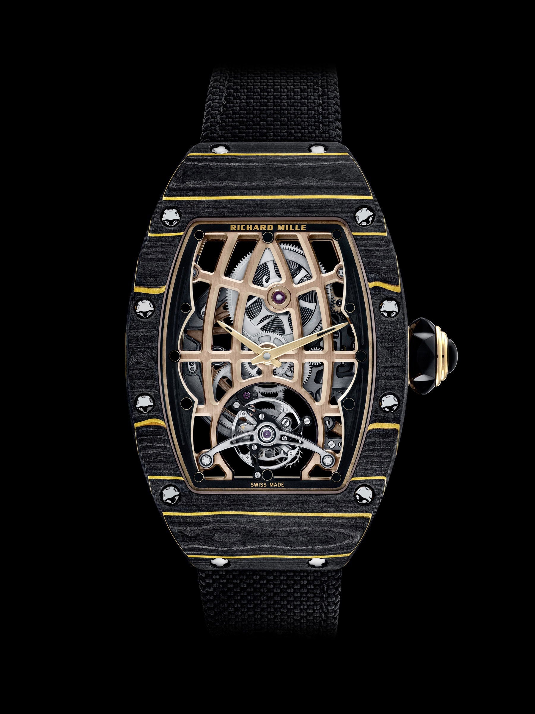 Richard Mille RM 74-02 Automatic Tourbillon Gold Carbon TPT®