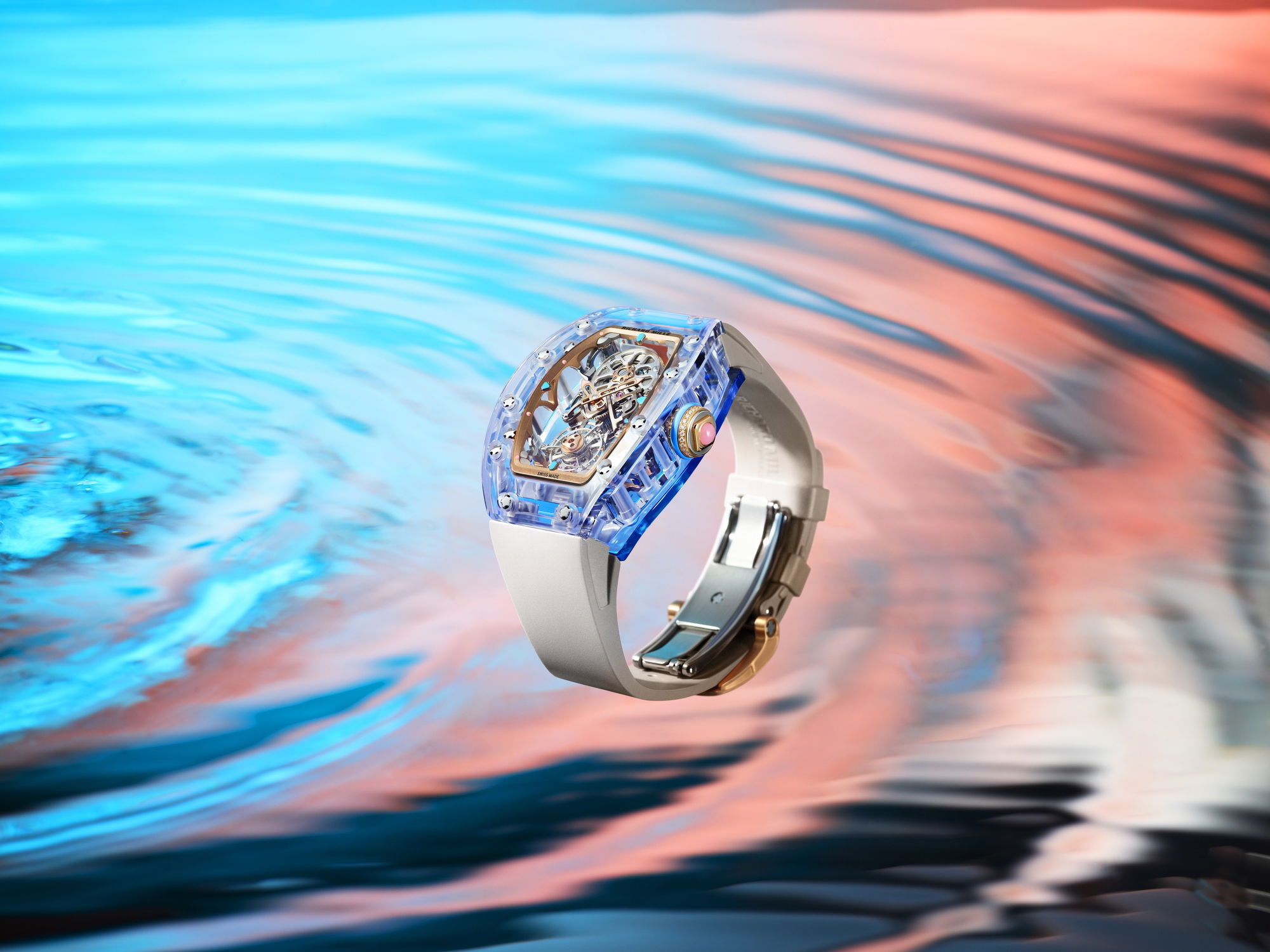 Richard Mille RM 75-01 Flying Tourbillon Sapphire Blue